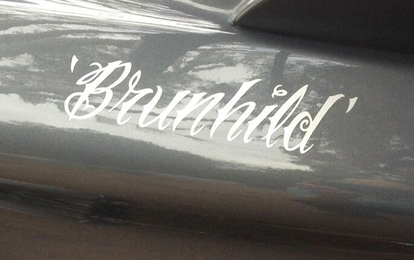 Personalised Vinyl Decals - Custom Name & Text Stickers for Cars, Boats ,Shop — additional view