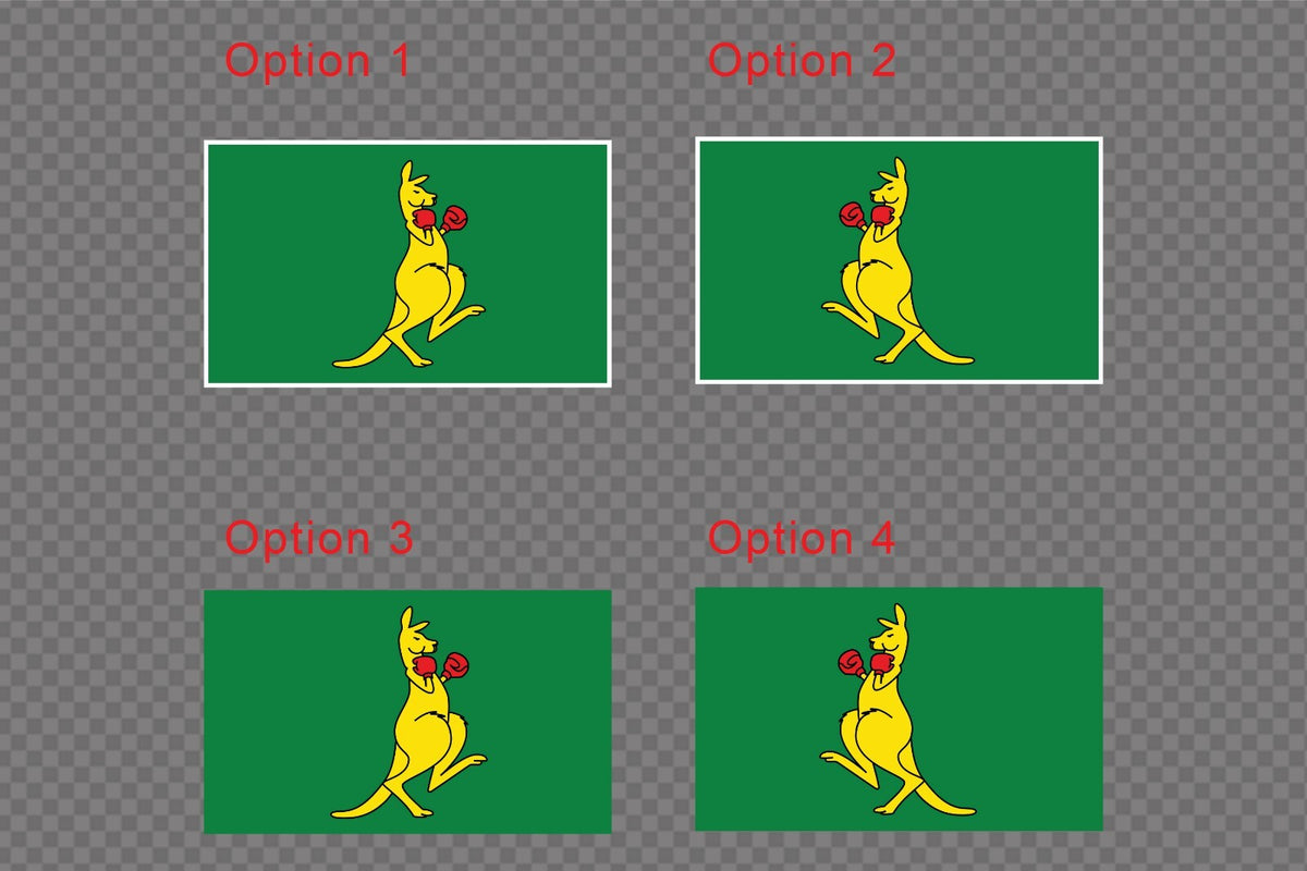 Boxing Kangaroo Car Sticker Decal Australia Day Flag Spirit Symbol Identity — product photo