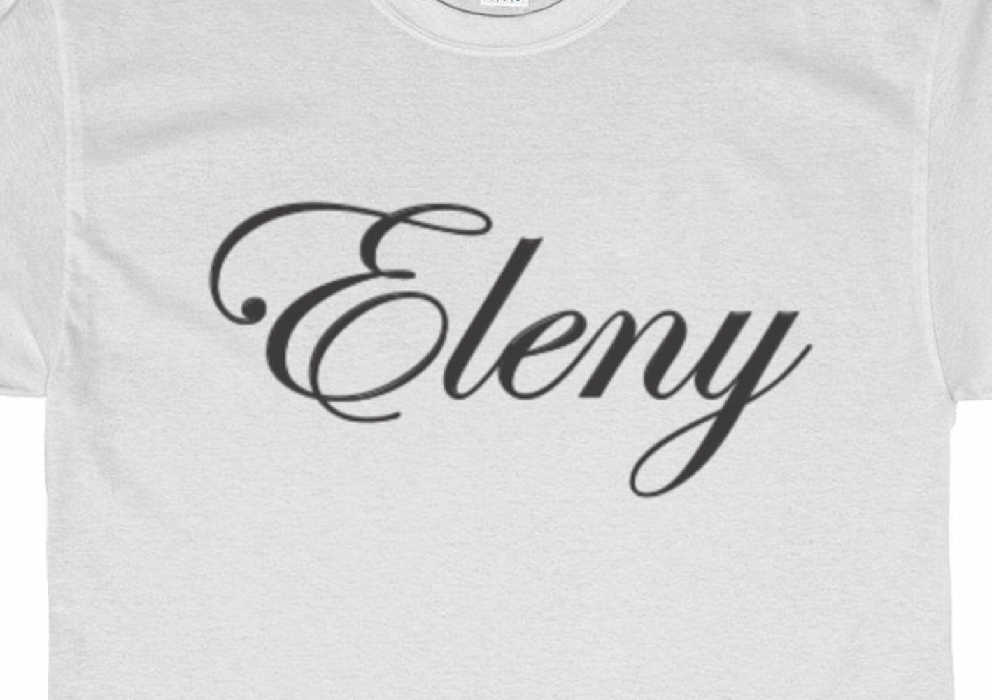 Custom Iron on Sticker Heat Transfer Glitter Rose Name Slogan Wedding Favour — shown applied