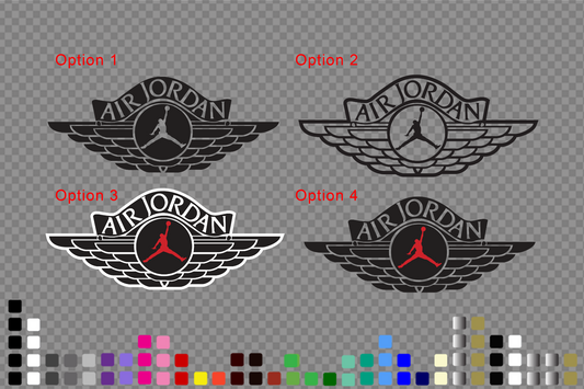 Michael Jordan Jumpman Decal Basketball Sticker Wall Car Laptop Boys Room — product photo