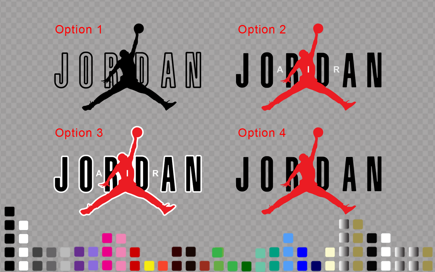 Michael Jordan Decal Jumpman Sticker Basketball Wall Car Laptop Boys Room — product photo