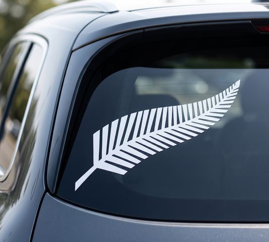 Custom Silver Fern Decal Sticker New Zealand NZ Car Window Boat Wall 3-370cm — product photo