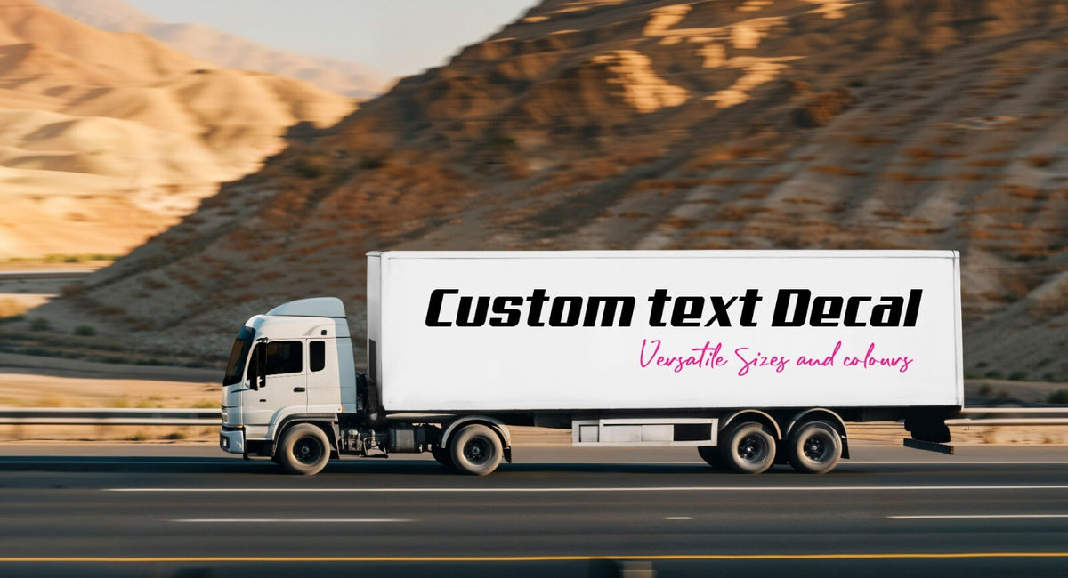 Custom name Sticker Decal Shop Car Motorcycle Bike Mobile Laptop 5~200 cm — close-up detail