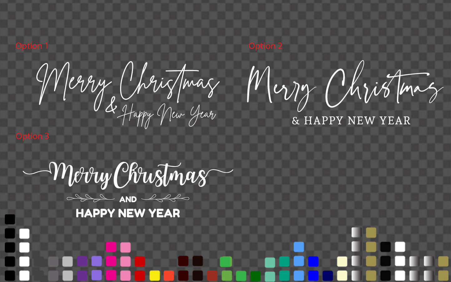 Merry Christmas Happy New Year — product photo