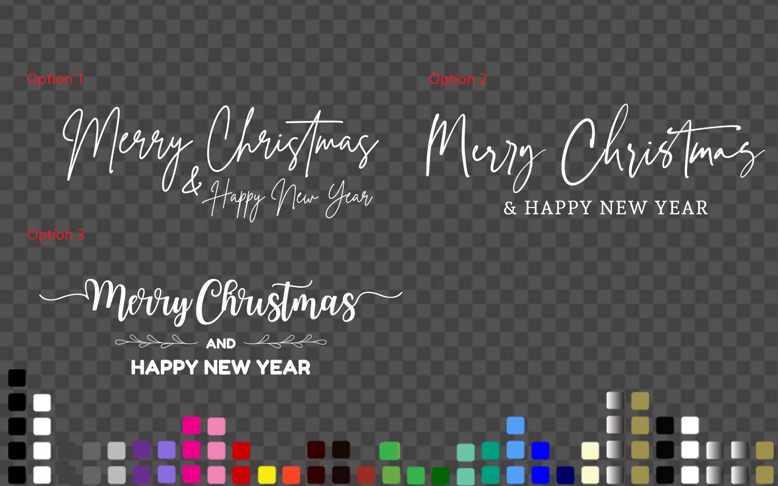 Merry Christmas Happy New Year — product photo