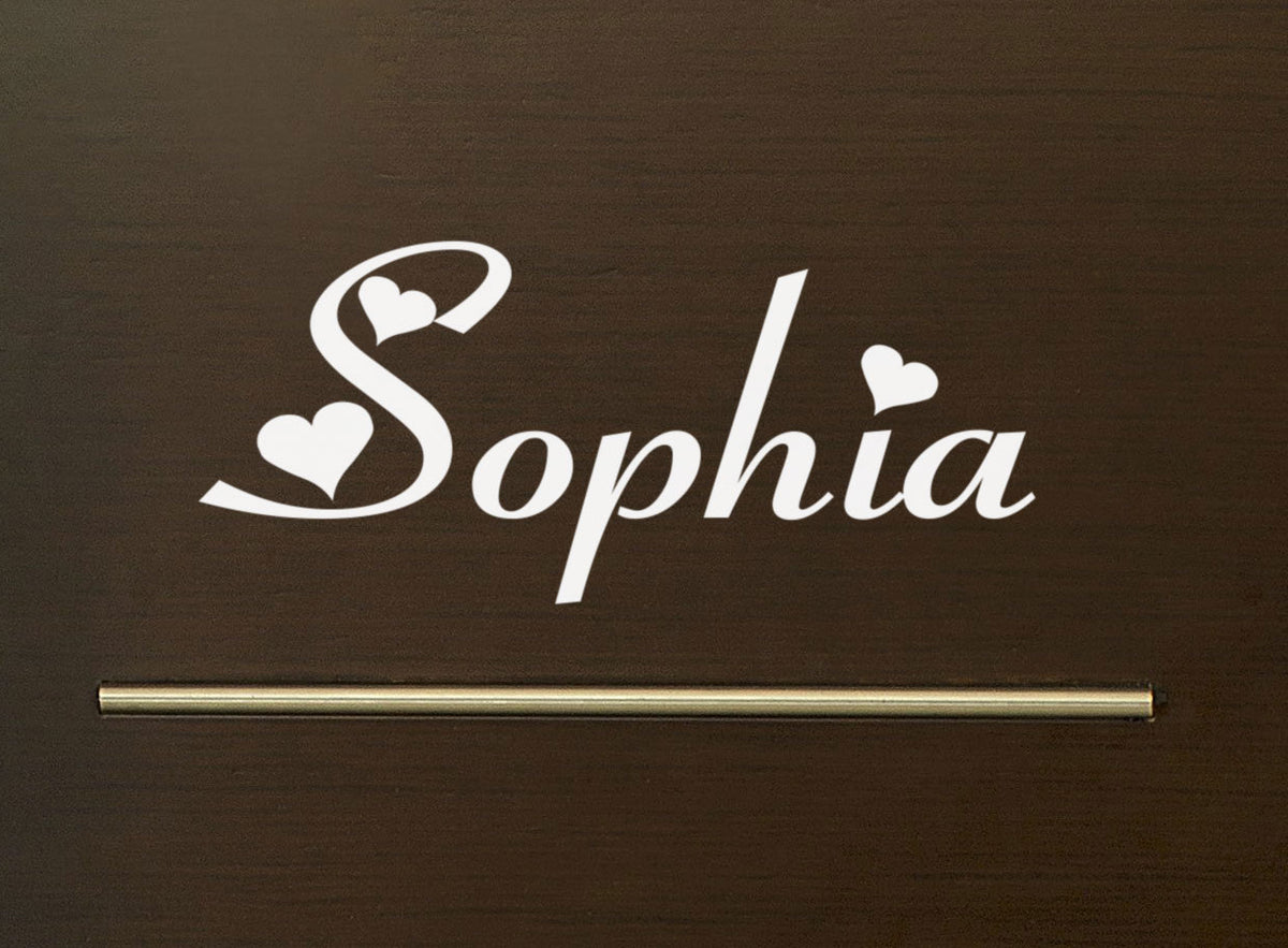 Custom Name Wall Door Sticker Personalized Removable Decal 100~1600mm — additional view
