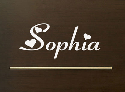 Custom Name Wall Door Sticker Personalized Removable Decal 100~1600mm — additional view