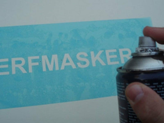Custom Stencil Decal Sticker Paint Roller Airbrush Masking Vinyl Low Tack — shown applied