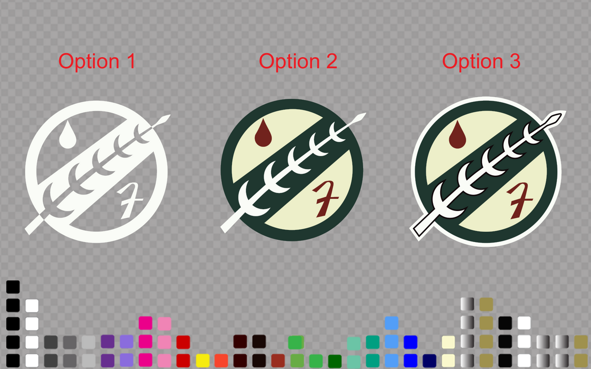 Mandalorian Crest Boba Fett Starwars Sticker Decal Jaster's Feather Car laptop — product photo