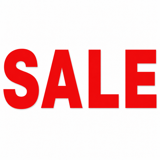 "Sale" Shop Window Decal Sticker for Retail Shopfront Display | Gloss Vinyl 30-200cm