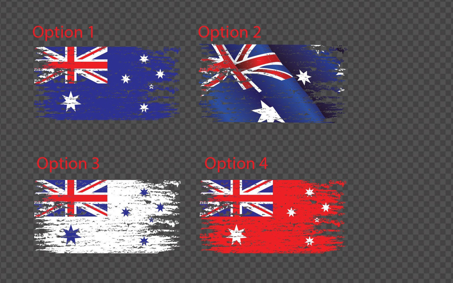 Distressed Australian Flag Decal: Car, Laptop, Helmet Sticker