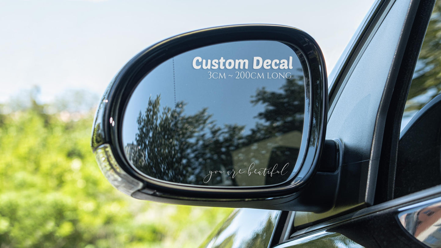 Custom Vinyl Decal: Personalized Name Sticker for Car, Scooter, Bike – view 3
