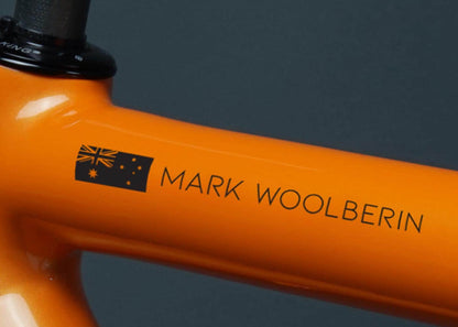 Personalized Australian Flag Bike Decal - Weatherproof Helmet Sticker – view 4
