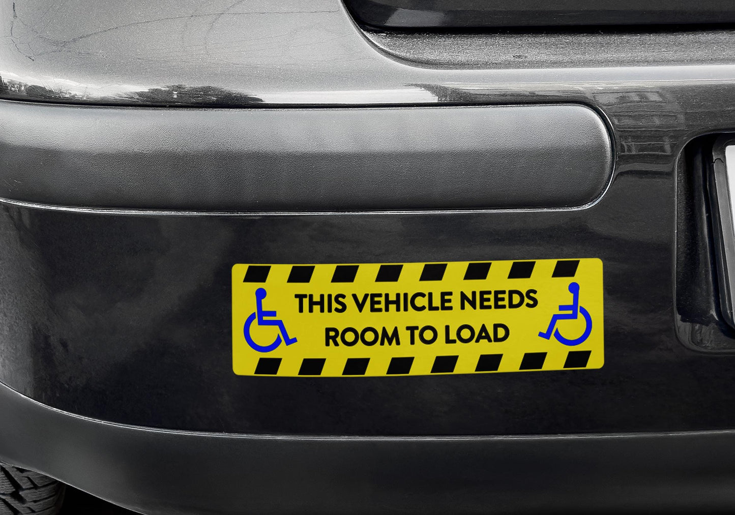 Wheelchair Vehicle Access Decal: High-Visibility Disabled Car Sticker – view 3