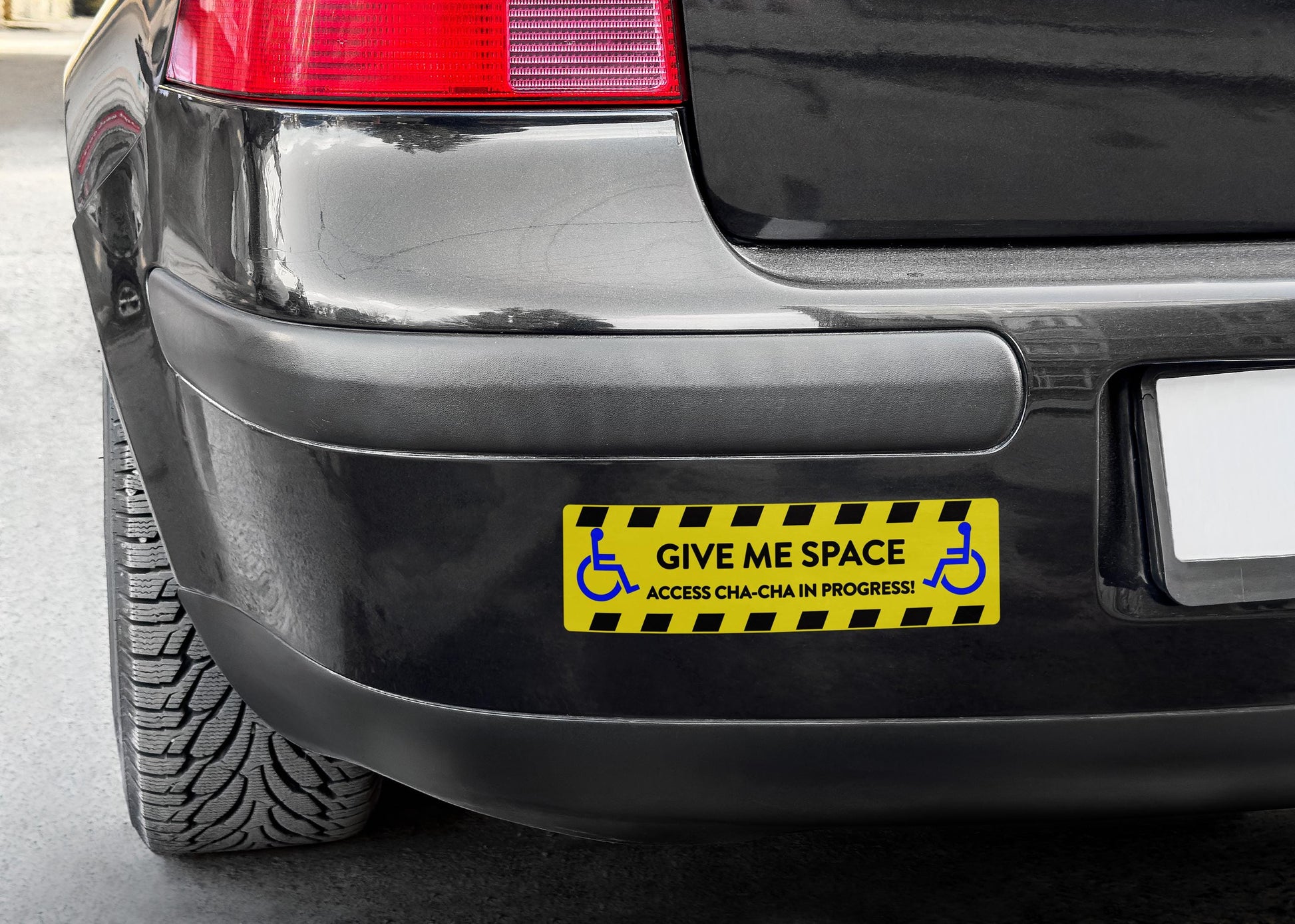 Wheelchair Vehicle Access Decal: High-Visibility Disabled Car Sticker – view 5