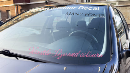 Custom Vinyl Decal: Personalized Name Sticker for Car, Scooter, Bike