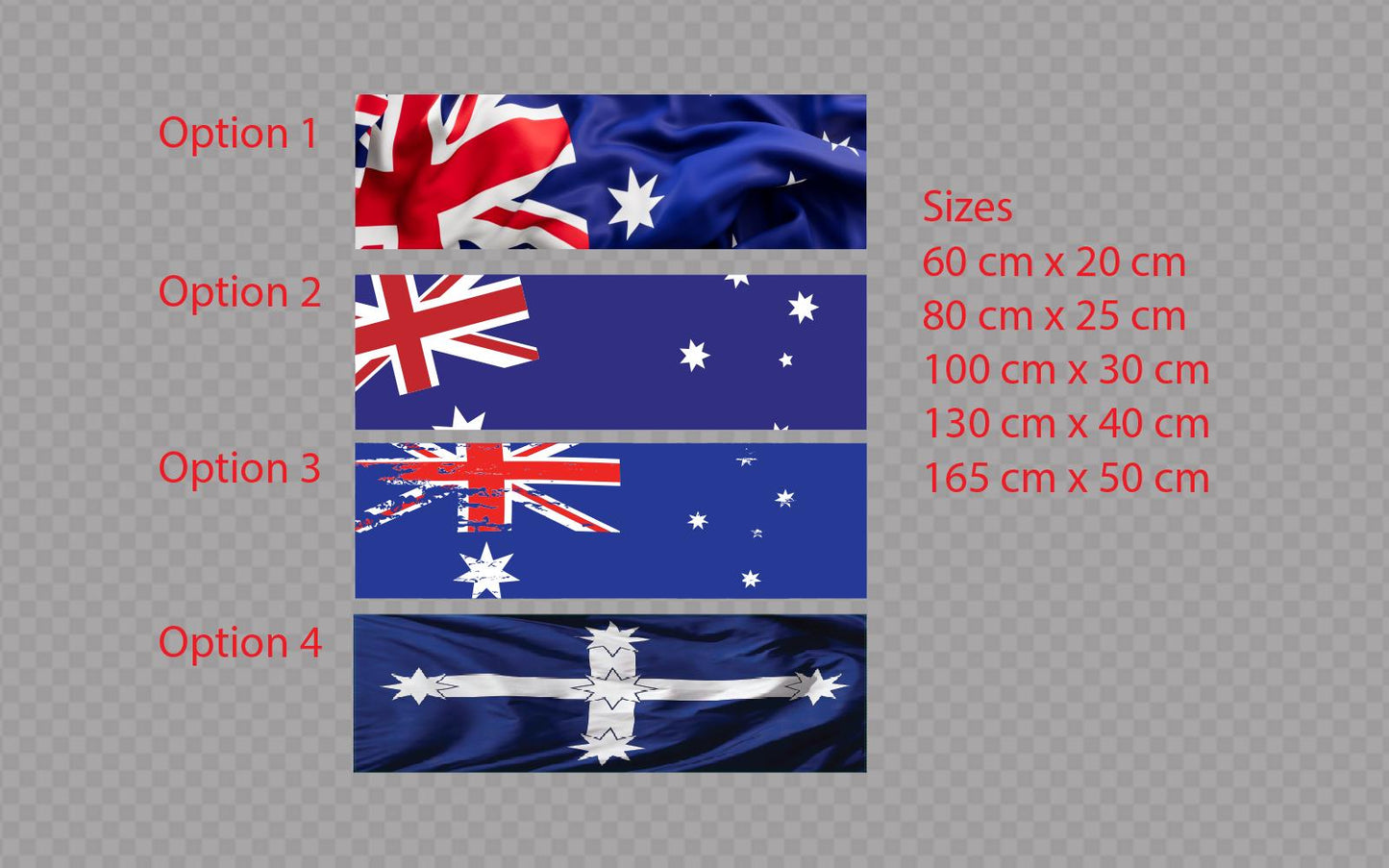 Australian Flag Perforated Window Decal: One Way Vision Sticker – view 2