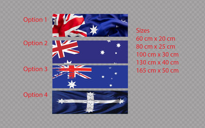 Australian Flag Perforated Window Decal: One Way Vision Sticker – view 2