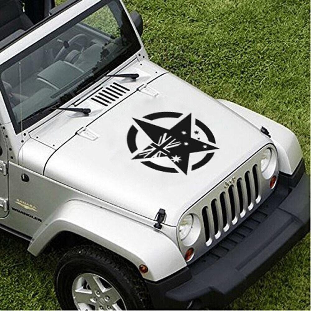 Australian Flag Military Star Decal: Outdoor Vinyl Sticker – view 8