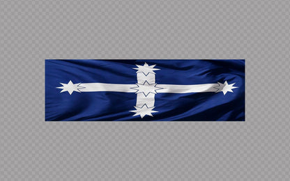 Australian Flag Perforated Window Decal: One Way Vision Sticker – view 5
