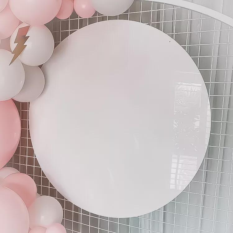 Blank Acrylic Round Sign: Wedding, Event, and Retail Signage
