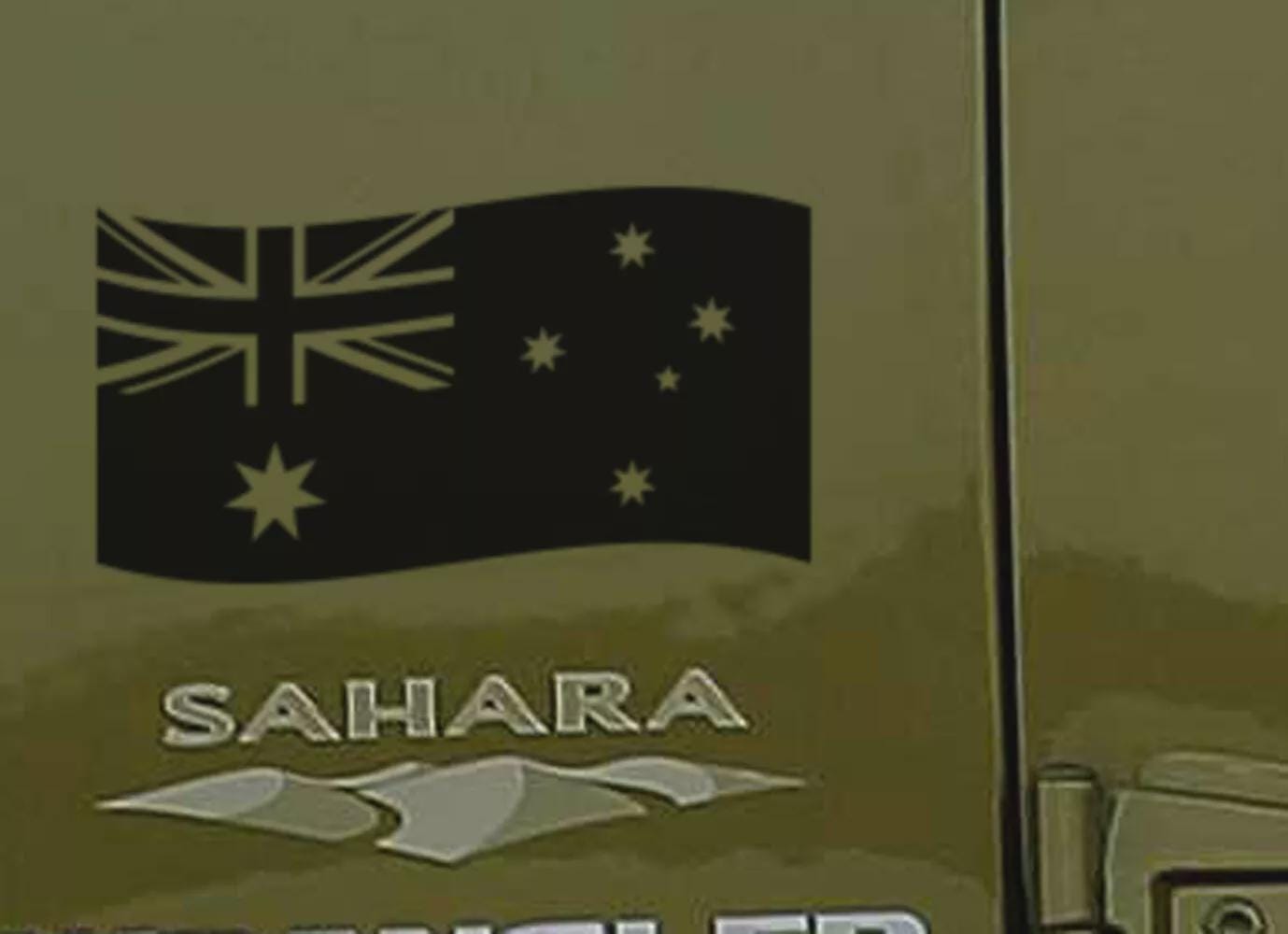 Australian Flag Vinyl Decal: Outdoor Car, Laptop, Helmet - Anzac Day Pride – view 6