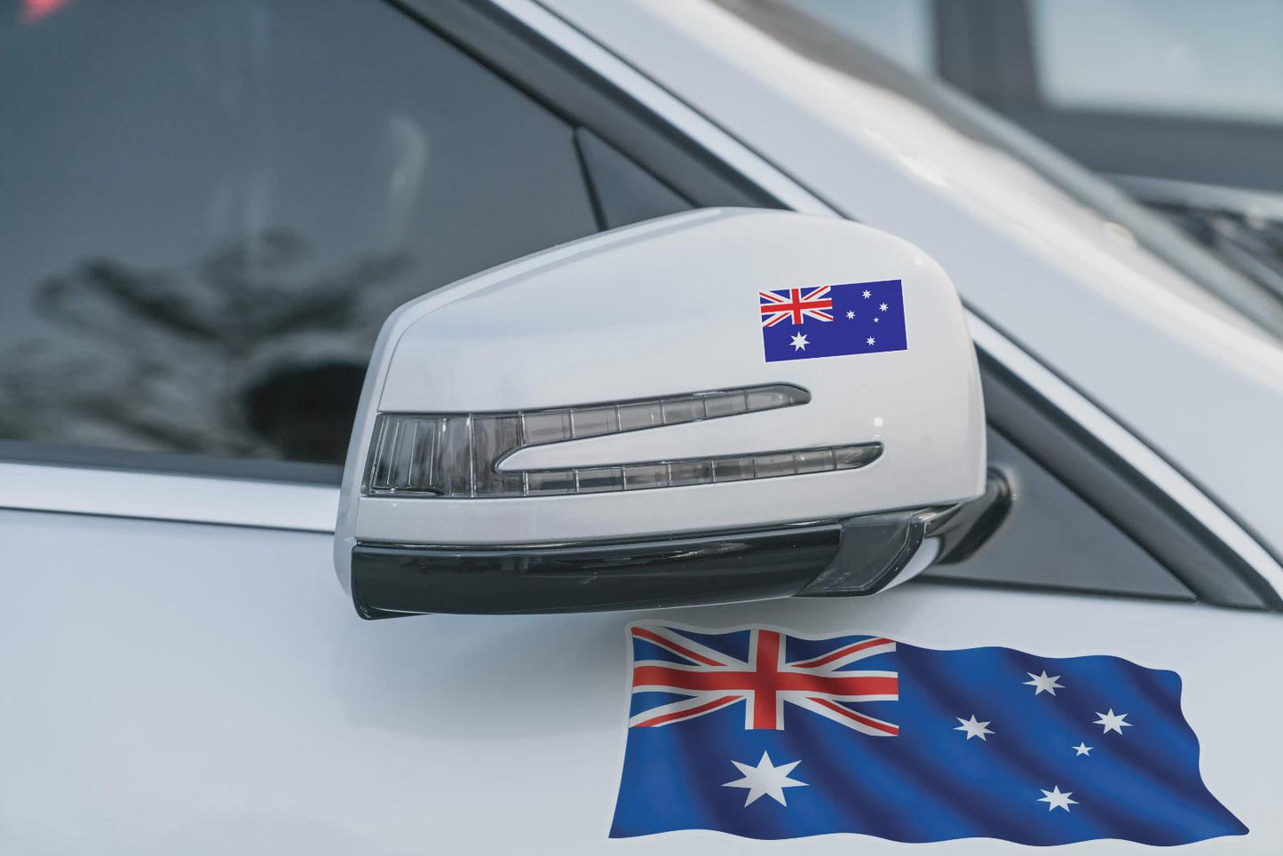 Assorted Australian Flag Sticker Pack | Waving and Standard Vinyl Decals – view 8