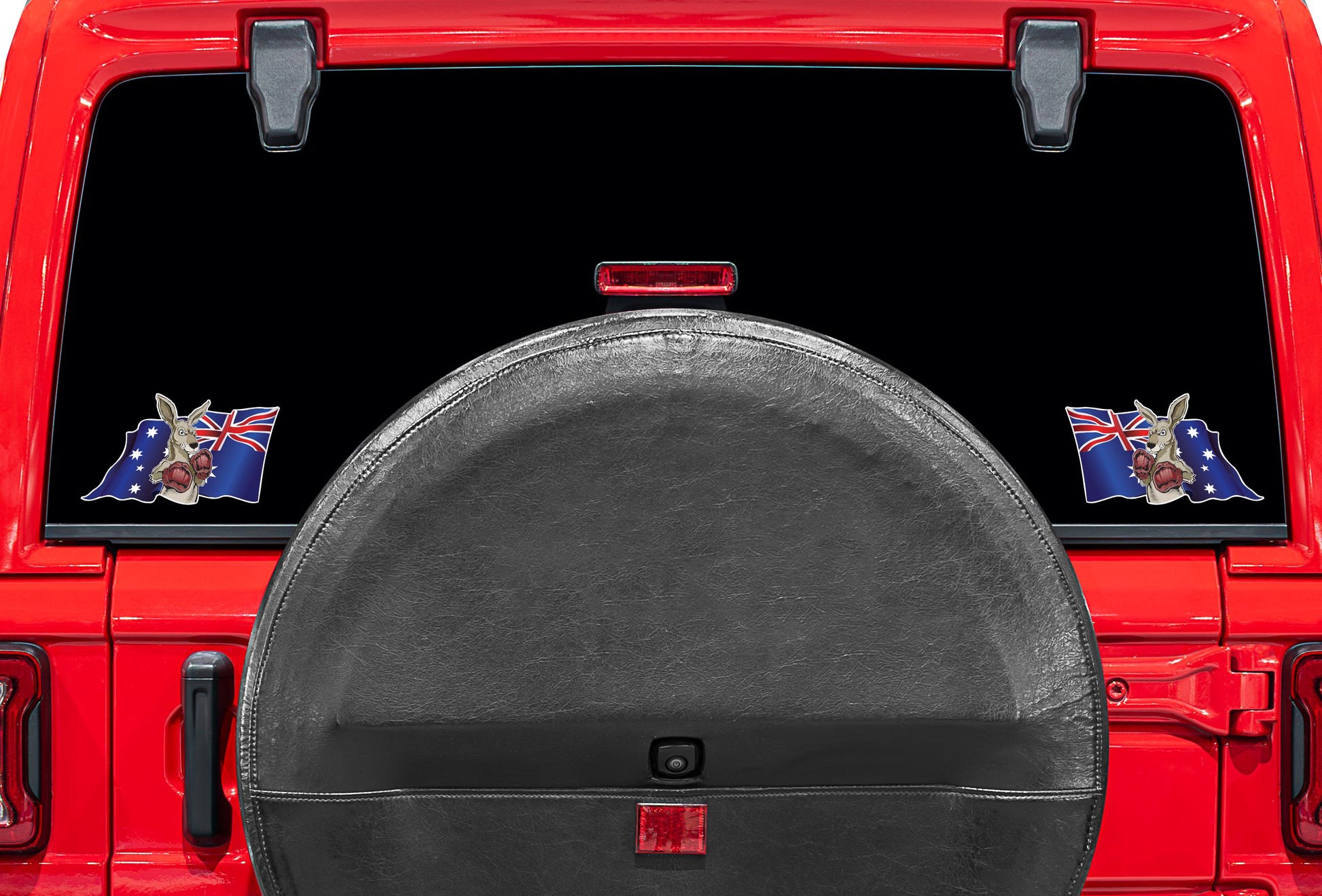 Boxing Kangaroo Australian Flag Vinyl Decal - Aussie Military Car Ute Sticker – view 5