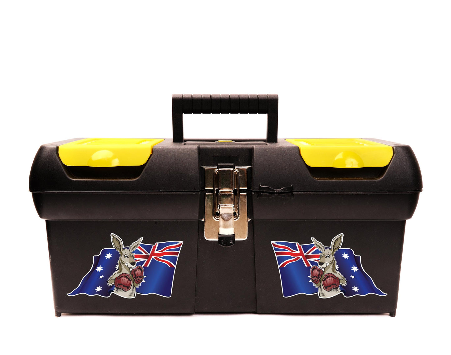 Boxing Kangaroo Australian Flag Vinyl Decal - Aussie Military Car Ute Sticker – view 7