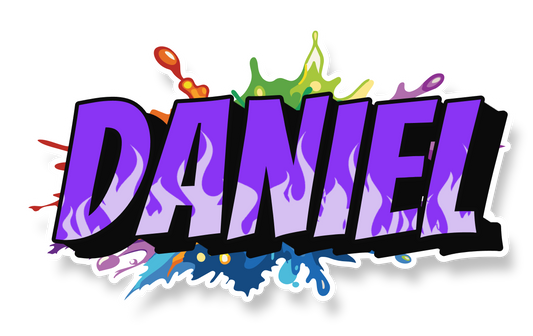 Custom Graffiti Name Sticker