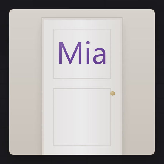 Name wall and door sticker – how to order, cut and apply