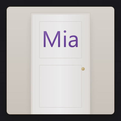 Name wall and door sticker – how to order, cut and apply