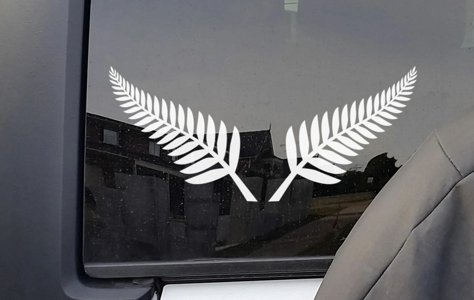 New Zealand Silver Fern decal sticker pair